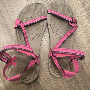 Teva Pink Strappy Sandals